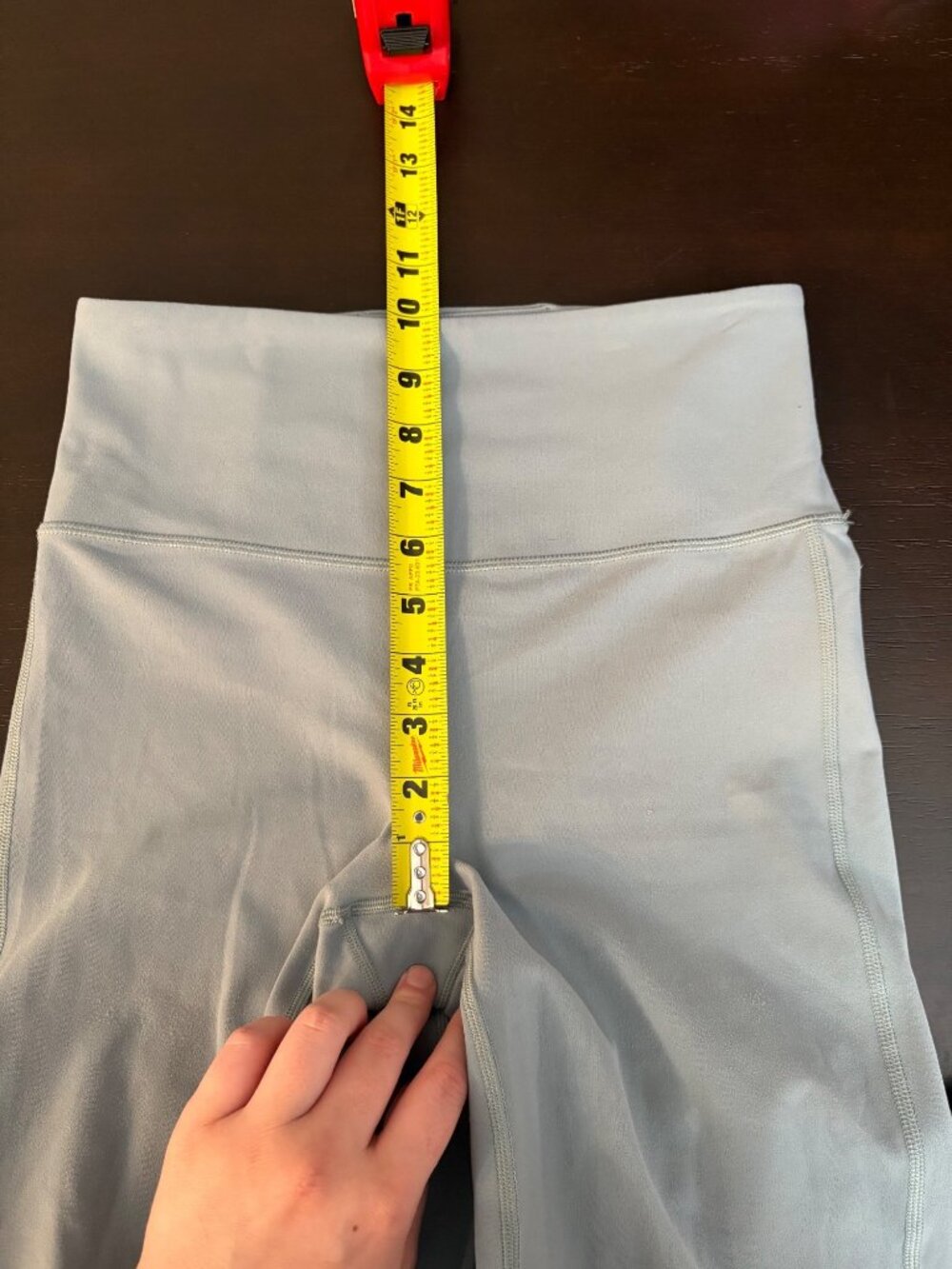 Athleta Elation Flare High-Rise Blue-Grey Stretchy Pants Small Athleisure Relax - Picture 11 of 12